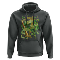 Irish Pride Hoodie Erin Go Bragh Harp Shamrock St Patrick's Day