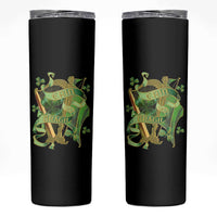 Irish Pride Skinny Tumbler Erin Go Bragh Harp Shamrock St Patrick's Day