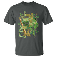 Irish Pride T Shirt Erin Go Bragh Harp Shamrock St Patrick's Day