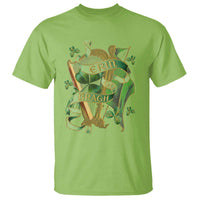 Irish Pride T Shirt Erin Go Bragh Harp Shamrock St Patrick's Day