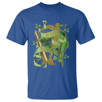 Irish Pride T Shirt Erin Go Bragh Harp Shamrock St Patrick's Day