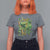 Irish Pride T Shirt For Women Erin Go Bragh Harp Shamrock St Patrick's Day