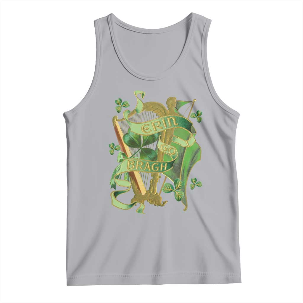 Irish Pride Tank Top Erin Go Bragh Harp Shamrock St Patrick's Day