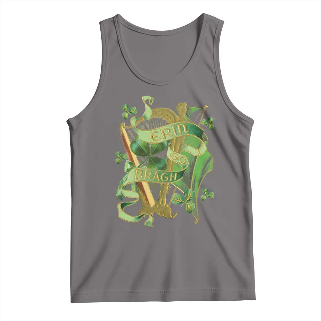 Irish Pride Tank Top Erin Go Bragh Harp Shamrock St Patrick's Day