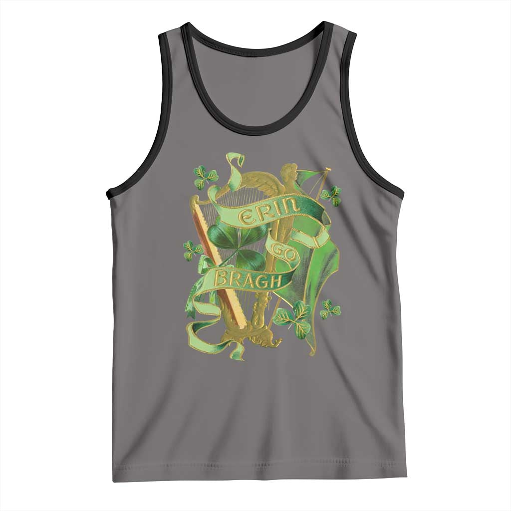 Irish Pride Tank Top Erin Go Bragh Harp Shamrock St Patrick's Day