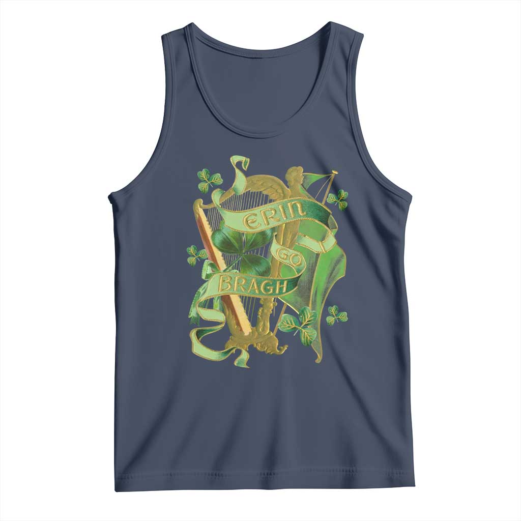Irish Pride Tank Top Erin Go Bragh Harp Shamrock St Patrick's Day