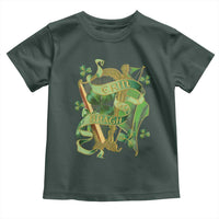 Irish Pride Toddler T Shirt Erin Go Bragh Harp Shamrock St Patrick's Day