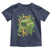 Irish Pride Toddler T Shirt Erin Go Bragh Harp Shamrock St Patrick's Day