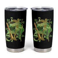 Irish Pride Tumbler Cup Erin Go Bragh Harp Shamrock St Patrick's Day