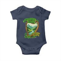 Irish Pride Baby Onesie Ireland Forever Erin Go Bragh Harp Shamrock