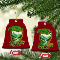 Irish Pride Ceramic Ornament Ireland Forever Erin Go Bragh Harp Shamrock - Wonder Print Shop