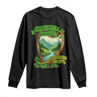 Irish Pride Long Sleeve Shirt Ireland Forever Erin Go Bragh Harp Shamrock