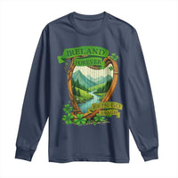 Irish Pride Long Sleeve Shirt Ireland Forever Erin Go Bragh Harp Shamrock