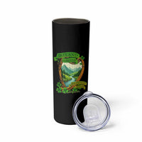 Irish Pride Skinny Tumbler Ireland Forever Erin Go Bragh Harp Shamrock