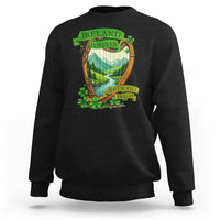 Irish Pride Sweatshirt Ireland Forever Erin Go Bragh Harp Shamrock