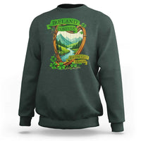 Irish Pride Sweatshirt Ireland Forever Erin Go Bragh Harp Shamrock