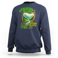 Irish Pride Sweatshirt Ireland Forever Erin Go Bragh Harp Shamrock