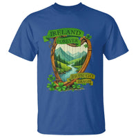 Irish Pride T Shirt Ireland Forever Erin Go Bragh Harp Shamrock