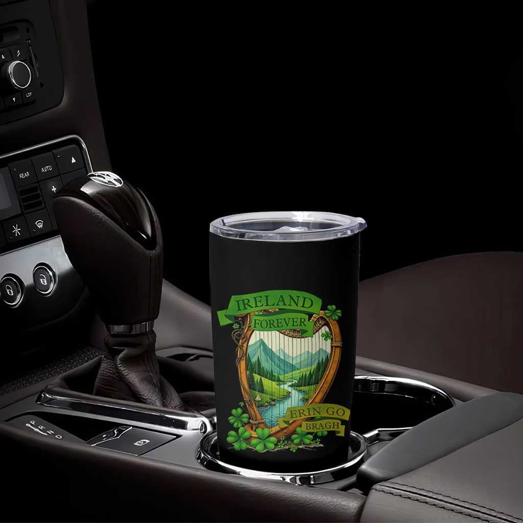 Irish Pride Tumbler Cup Ireland Forever Erin Go Bragh Harp Shamrock