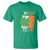 Funny St Patrick's Day Luckiest Rizzler T Shirt Vintage Ireland Flag Shamrock