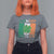 Funny St Patrick's Day Luckiest Rizzler T Shirt For Women Vintage Ireland Flag Shamrock