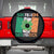 Funny St Patrick's Day Skibidi Shamrock Spare Tire Cover Vintage Ireland Flag Shamrock