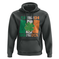 Funny St Patrick's Day Skibidi Shamrock Hoodie Vintage Ireland Flag Shamrock