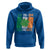 Funny St Patrick's Day Skibidi Shamrock Hoodie Vintage Ireland Flag Shamrock
