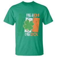 Funny St Patrick's Day Skibidi Shamrock T Shirt Vintage Ireland Flag Shamrock