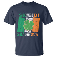 Funny St Patrick's Day Skibidi Shamrock T Shirt Vintage Ireland Flag Shamrock