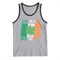Funny St Patrick's Day Skibidi Shamrock Tank Top Vintage Ireland Flag Shamrock