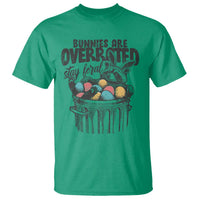 Funny Easter Day Racoon T Shirt Bunnies Are Overrated Stay Feral Eggs