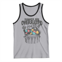 Funny Easter Day Racoon Tank Top Bunnies Are Overrated Stay Feral Eggs