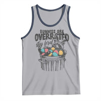 Funny Easter Day Racoon Tank Top Bunnies Are Overrated Stay Feral Eggs