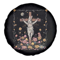 Christian Religious Easter Day Bunny Floral Christ Jesus Spare Tire Cover