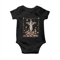 Christian Religious Easter Day Bunny Floral Christ Jesus Baby Onesie