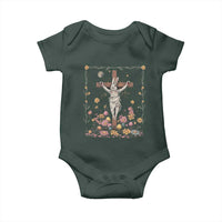 Christian Religious Easter Day Bunny Floral Christ Jesus Baby Onesie