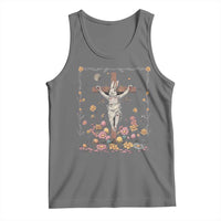 Christian Religious Easter Day Bunny Floral Christ Jesus Tank Top