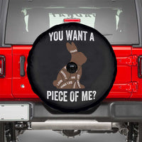 Funny You Want A Piece Of Me Spare Tire Cover Chocolate Easter Bunny