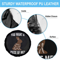Funny You Want A Piece Of Me Spare Tire Cover Chocolate Easter Bunny