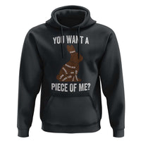 Funny You Want A Piece Of Me Hoodie Chocolate Easter Bunny