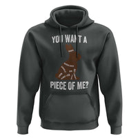 Funny You Want A Piece Of Me Hoodie Chocolate Easter Bunny