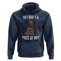 Funny You Want A Piece Of Me Hoodie Chocolate Easter Bunny