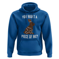 Funny You Want A Piece Of Me Hoodie Chocolate Easter Bunny