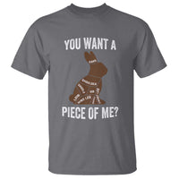 Funny You Want A Piece Of Me T Shirt Chocolate Easter Bunny