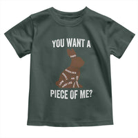 Funny You Want A Piece Of Me Toddler T Shirt Chocolate Easter Bunny