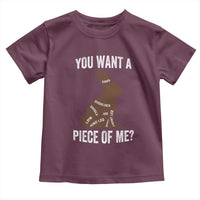 Funny You Want A Piece Of Me Toddler T Shirt Chocolate Easter Bunny
