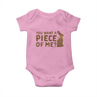 Funny Easter Day Chocolate Bunny Baby Onesie You Want A Piece Of Me