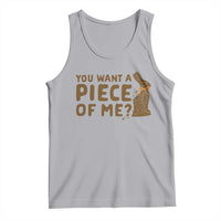 Funny Easter Day Chocolate Bunny Tank Top You Want A Piece Of Me