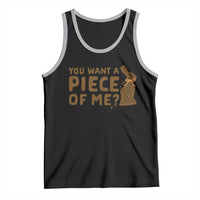 Funny Easter Day Chocolate Bunny Tank Top You Want A Piece Of Me